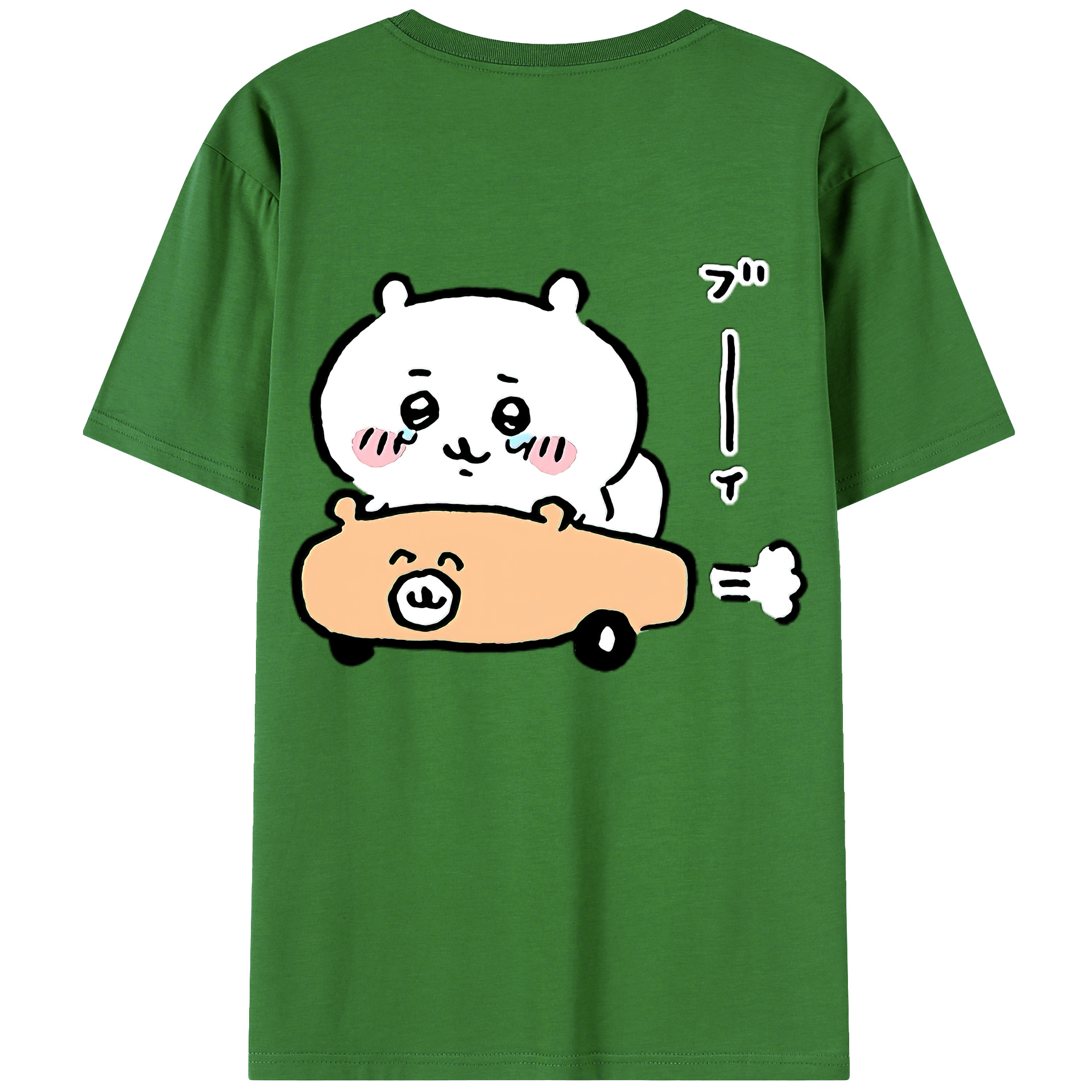 （画像用） ちいかわ ちいかわ Chii-kawa chiikawa レディース半袖Tシャツ(バックプリント)